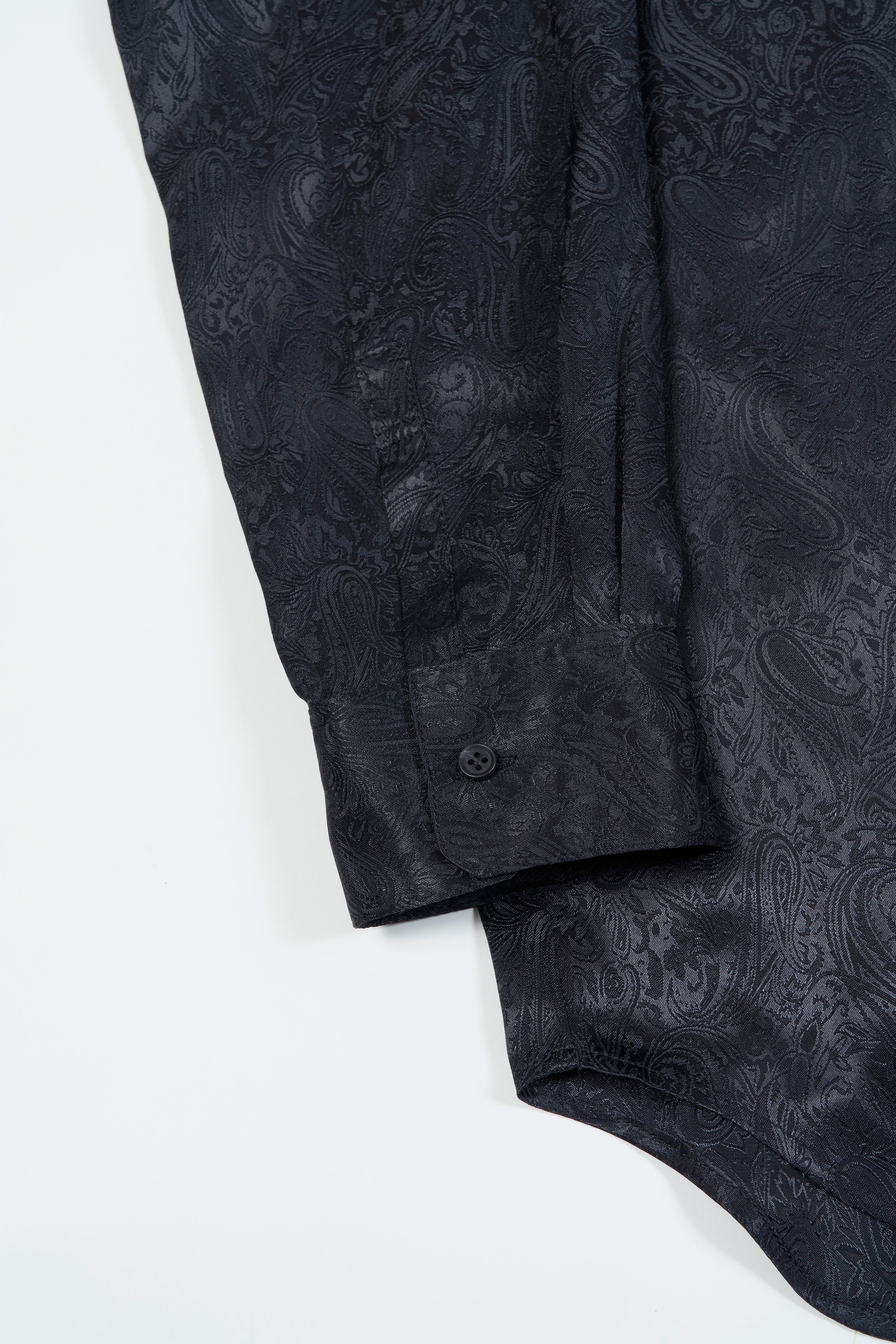 ガラアーベント ペイズリーシャツ ブラック Noble Paisley Shirt