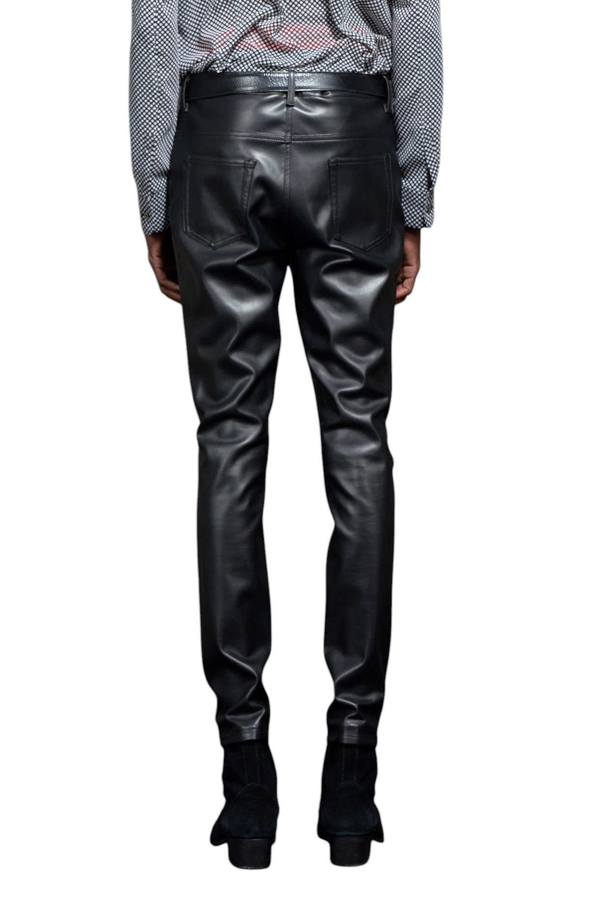 GALAABEND - EX Fit Leggings Denim Pants BLACK EXフィット レギンス 