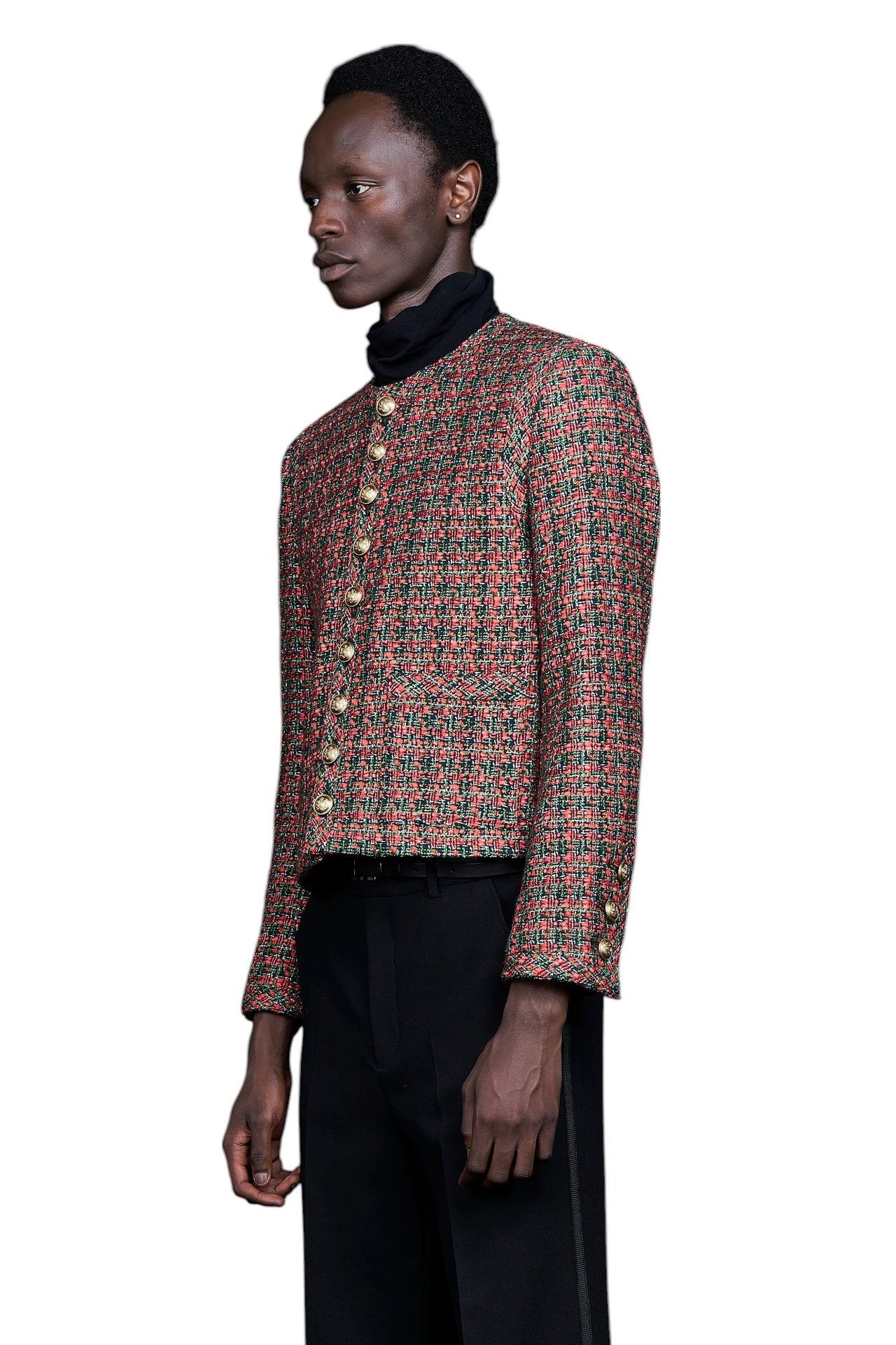 【美品】galaabenD ガラアーベントバランサーキュラースタンドカラーコート galaabenD バランサーキュラー メルトン ハイ スタンド カラー コート