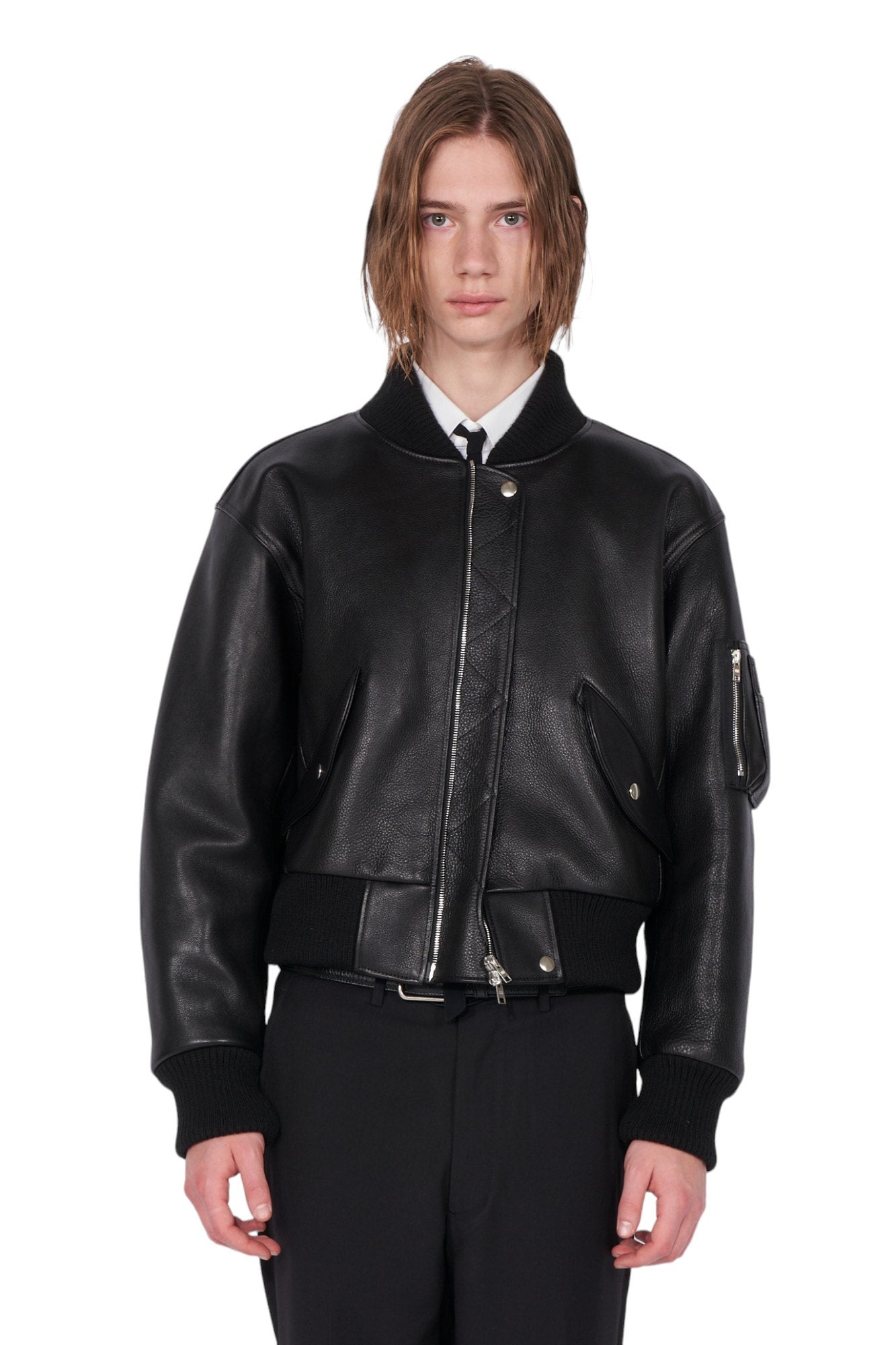 20AW 定価143000円 GalaabenD ラムレザーライダースジャケット